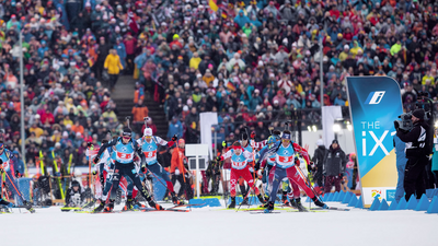 Foto vom Biathlon-Weltcupwettbewerb