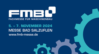 Banner zur Fachmesse für Maschinenbau