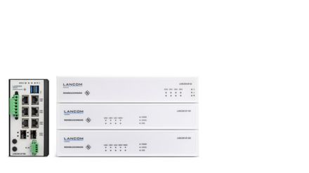 Desktop-Modelle der LANCOM R&S®Unified Firewalls Produktcollage der LANCOM R&S®Unified Firewalls Desktop-Modelle