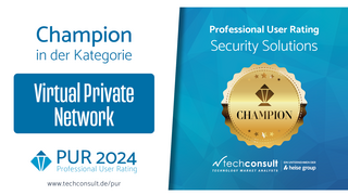 LANCOM VPN als Professional User Rating Champion 2024